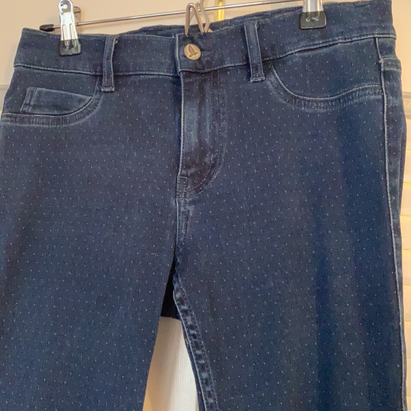 MiH Jeans with White Polka Dot Pattern - Picture 2 of 7